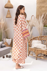 2-Pc Digital Printed Khadder Long Shirt With Qlot Trouser CPM22-108 A